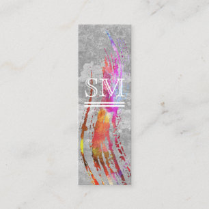 Carte De Visite Mini Texture brossée contemporaine