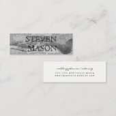 Carte De Visite Mini Texture chic contemporaine (Devant / Derrière)