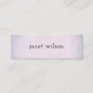 Carte De Visite Mini texture chic minimaliste simple