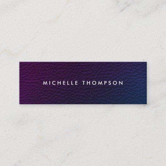 Carte De Visite Mini Texture colorée moderne (Devant)