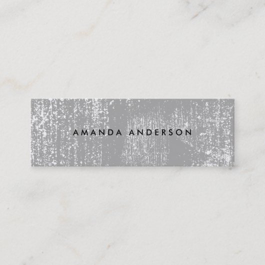 Carte De Visite Mini Texture contemporaine de Grunge (Devant)