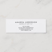 Carte De Visite Mini Texture contemporaine de Grunge (Dos)