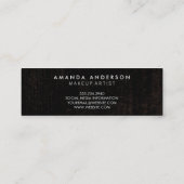 Carte De Visite Mini Texture contemporaine de Grunge (Dos)