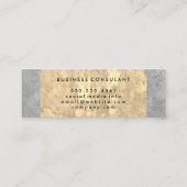 Carte De Visite Mini Texture de granit à deux tons (Dos)