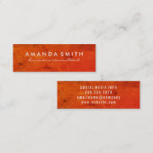 Carte De Visite Mini Texture en gras (Devant / Derrière)