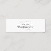 Carte De Visite Mini Texture minimaliste (Dos)