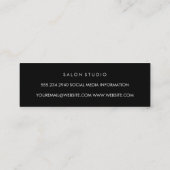 Carte De Visite Mini Texture minimaliste (Dos)