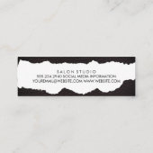 Carte De Visite Mini Texture minimaliste (Dos)