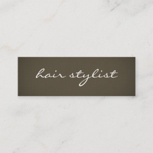 Carte De Visite Mini Texture minimaliste Brown