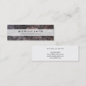 Carte De Visite Mini Texture moderne (Devant / Derrière)