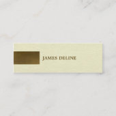 Carte De Visite Mini Texture moderne Cuivre Motif Consultant personnel (Devant)