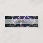 Carte De Visite Mini Thunderbolted cat (Devant)