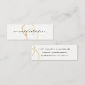 Carte De Visite Mini Tige Chic (Devant / Derrière)