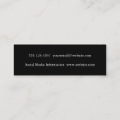 Carte De Visite Mini Tige Chic (Dos)