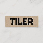 Carte De Visite Mini Tiler du programme d'installation de mosaïque (Devant)