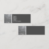 Carte De Visite Mini Ton de texture (mer) (Devant / Derrière)