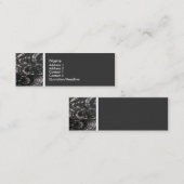 Carte De Visite Mini Ton textuel (pluie sur un étang) II (Devant / Derrière)