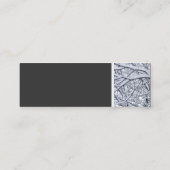 Carte De Visite Mini Ton texture - Branches neigeuses (Dos)