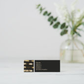 Carte De Visite Mini Ton texture (bureaux) (Debout devant)