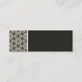 Carte De Visite Mini Ton texture - Motif Terrazzo - (201F1B) (Dos)