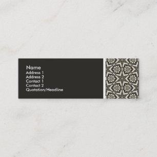 Carte De Visite Mini Ton texture - Terrazzo Motif 014 - (201F1B)