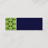 Carte De Visite Mini Tone Texture - Terrazzo Motif 2010 - Deep Navy (Dos)