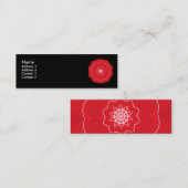 Carte De Visite Mini Touche orientale (Devant / Derrière)