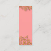 Carte De Visite Mini tourbillons dorés DO-IT-YOURSELF couleur arrière - (Dos)