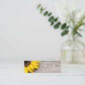 Carte De Visite Mini Tournesol (Debout devant)