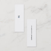 Carte De Visite Mini Tournesol (Devant / Derrière)