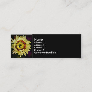 Carte De Visite Mini tournesol d'une sorte