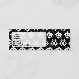 Carte De Visite Mini tournesols