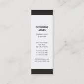 Carte De Visite Mini Tranche de gâteau (Dos)