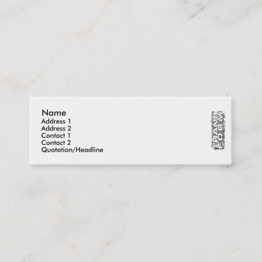 Carte De Visite Mini Transformez (Devant)