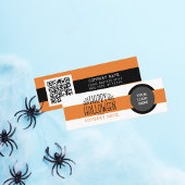 Carte De Visite Mini Trick or Treat Modern Happy Halloween Merci