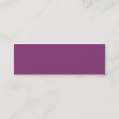 Carte De Visite Mini Trois fleurs - maigres (Dos)