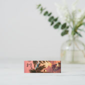 Carte De Visite Mini Tropical Getaway Bookmark (Debout devant)