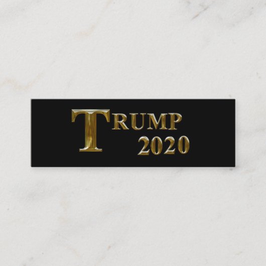 CARTE DE VISITE MINI TRUMP 2020 (Devant)