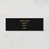 CARTE DE VISITE MINI TRUMP 2020 (Dos)
