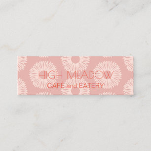 Carte De Visite Mini Twitter personnalisé "Peach Blooms"