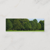 Carte De Visite Mini Un après-midi tranquille dans le parc (Dos)