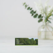 Carte De Visite Mini Un après-midi tranquille dans le parc (Debout devant)