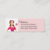 Carte De Visite Mini un côté mignon, un côté sucré (Dos)