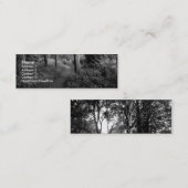 Carte De Visite Mini Une balade dans les bois (Devant / Derrière)