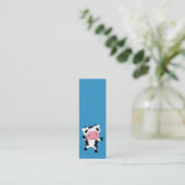 Carte De Visite Mini Vache Cute Kawaii (Debout devant)