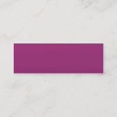 Carte De Visite Mini Vague pourpre - maigre (Dos)