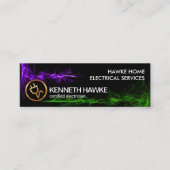 Carte De Visite Mini Vagues à double éclairage luminescentes (Devant)