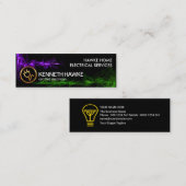 Carte De Visite Mini Vagues à double éclairage luminescentes (Devant / Derrière)