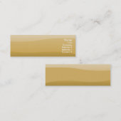 Carte De Visite Mini Vagues de blé - maigres (Devant / Derrière)