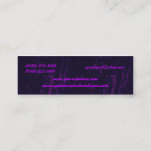 Carte De Visite Mini velours et perles (Dos)